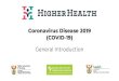 Coronavirus Disease 2019 (COVID-19) Training Slides - Overview a… · • SARS (severe acute respiratory syndrome) outbreak • Guangdong province of southern China • 8000 infections