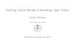 Unifying Cubical Models of Homotopy Type Theory · 2020-05-01 · Axioms for Modelling Cubical Type Theory in a Topos Orton, Pitts (2017) We also formalize it in Agda and for univalent