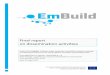 Final report on dissemination activities · Horizon 2020 research and innovation programme under grant agreement No. 695169. EmBuild are to increase the ca policies and implemented