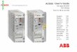 ACS55 User’s Guide, Multilingual (EN, DA, DE, ES, FI, FR ... · ACS55 drive controls the speed of a 3-phase AC induction motor. Input terminals, page 17 Power on LED, page 21 Fault