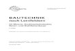 BAUTECHNIK - Europa-Lehrmittel...für Bautechnik BAUTECHNIK nach Lernfeldern für Maurer, Hochbaufacharbeiter, Beton- und Stahlbetonbauer 5. Auflage Bearbeitet von Lehrern an beruﬂ