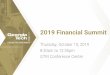 2019 Financial Summit - Controller's Office€¦ · 2019 Financial Summit Thursday, October 10, 2019 8:30am to 12:30pm GTRI Conference Center. Welcome Carol Gibson Institute Controller
