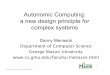 Autonomic Computing: a new design principle for complex systemsmenasce/papers/AutonomicComputing... · 2014-11-20 · autonomic nervous system: – Sensory and motor neurons that