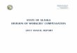 STATE OF ALASKA DIVISION OF WORKERS ...2017 ANNUAL REPORT Analysis of Workers’ Compensation Claims Data In 2017, there were 1,198 claims filed, a 21.9% decrease from 1,533 claims