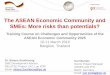 The ASEAN Economic Community and SMEs: More risks than ...€¦ · Implemented by 24.11.2016 Page 7 Opportunities of the AEC for SMEs in ASEAN 1. Tightness of domestic market is overcome