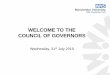 WELCOME TO THE COUNCIL OF GOVERNORS · Trafford Community Services Council of Governors’ Meeting – 31st July 2019 • MFT designated preferred provider for Trafford Community