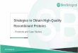 Strategies to Obtain High Quality Recombinant Proteinscdn1.sinobiological.com/reagent/Service/Strategies-to... · 2019-12-04 · Expression Systems E. coli Yeast Baculovirus-Insect