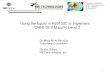 Using the Equity in AS9100C to Implement CMMI-DEV Maturity ... · AS9100C Process Definitions . Monitoring and Measurement of Processes : Potential Reuse Mapping of AS9100C to CMMI-DEV
