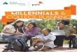 MILLENNIALS COLLEGE PLANNING · Millennials with college degrees make an average of $17,500 more than peers with a high school diploma, and the “education pay gap” has actually