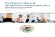 Postsecondary & Workforce Readiness Act...The competencies stated in this document comprise the minimum standards for a transitional math course. High schools and colleges may add