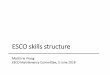 ESCO skills structure€¦ · Job vacancies Learning outcomes Job search/matching Training search/matching Classification mgt. Big data analysis … Use case overview Search 