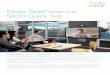 Cisco TelePresence SX20 Quick Setand consulting opportunities Manufacturing • Make faster, smarter decisions about product development and design • Hold quality control inspections