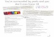 You’re surrounded by poets and you don’t even know it!€¦ · You’re surrounded by poets and you don’t even know it! The following poems were written by people within the
