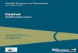 Health Systems in Transition : Cyprus : Health system review...to Chapter 1. viii Health systems in transition Cyprus The European Observatory on Health Systems and Policies is a partnership
