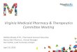Virginia Medicaid Pharmacy & Therapeutics Committee Meeting · as an update to the AAN's 2004 guidelines. • Key recommendations include: ‒ counsel patients and caregivers on lifestyle