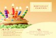 BIRTHDAY PARTIES - Hotels In Westport | Westport Hotels · BIRTHDAY PARTIES fr 15 PER CHILD (min 15 pax) in a private room. Created Date: 20170228155906Z 