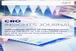CRO INSIGHTS JOURNAL - Reply Documents/CRO... · CRO Insights Journal will prove to be both stimulating and useful to risk professionals in preparing for the challenges of implementing