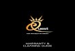 WARRANTY & CLEANING GUIDE - Carpet Court · traffic. Carpet in heavy traffic areas will exhibit most change. A good quality carpet underlay will help extend the carpets appearance