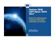 Horizon 2020 LEIT-Space 2016- 2017 · Horizon 2020 LEIT-Space 2016-2017 Rules for participation, proposal submission, ... Preparation Max. 5 months Evaluation process for each call