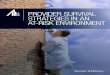 PROVIDER SURVIVAL STRATEGIES IN AN AT-RISK ENVIRONMENT · PROVIDER SURVIVAL STRATEGIES IN AN AT-RISK ENVIRONMENT 3 importance of (cognitive) primary care physicians who are not procedure-oriented