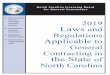 Regulations Applicable to · Raleigh, North Carolina 27612 (919) 571-4183 MEMBERS OF THE BOARD J. David Stike, Holly Springs Lee Thomason, Asheville John Cooper, Raleigh Henry Lanier,