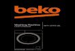 Washing Machine WMY 1048 LB1 - BEKO AU · 2017-06-14 · WMY 1048 LB1 Washing Machine User’s Manual. This product was manufactured using the latest technology in environmentally