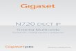 N720 DECT IP - Gigaset€¦ · Puede conectar su sistema telefónico DECT a una centralita de telefonía VoIP, RDSI o analógica, p. ej., – una Gigaset T500 PRO o T300 PRO – una