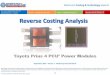 Electronic Costing & Technology Experts · 2016-09-21 · Toyota Prius 4 PCU Power Modules - System Plus Consulting Author: Elena Barbarini Subject: Toyota Prius 4 PCU Power Modules