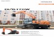 Серия ZAXIS-5 · Серия ZAXIS-5 KS-EN394 17.06 (DN/00,00) Hitachi Construction Machinery Co., Ltd.  These speciﬁcations are subject to change without notice