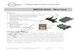 Differential Pressure Sensor - Microsoft...Differential Pressure Sensor MDP200 Series Features • Pressure range up to ±500Pa with high accuracy of ±3.0% m.v. • Pressure based