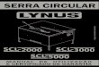 Manual Lynus Cortador de piso SCL-2000 SCL-3000 SCL-5000 SCL- 2000 SCL- 3000 SCL- 5000. ATENÇÃO Dados técnicos do equipamento 04 Leia atentamente todo o manual de instruções deste
