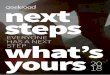 next steps - d2dek0x2lg6bxh.cloudfront.net · hearts for Jesus, we all have a next step to take. At Creek Road, we talk about Jesus all the time, and so if your next step is the first