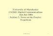 University of Manchester CS3282: Digital Communications Jan-Jun …barry/mydocs/CS3282/Solutions/dcs06_2... · 2006-08-25 · CS3282 Sectn 2 1 University of Manchester CS3282: Digital
