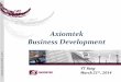 Axiomtek Business Development€¦ · New Era: Industry 4.0 ... Towards the 4th Industrial Revolution 4. Industrial Revolution based on Cyber-Physical production systems Industry