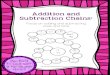 Addition and Subtraction Chains - Math Geek Mama€¦ · Addition and Subtraction Chains: Focus on adding and subtracting ones and tens Perfect to use with a hundreds chart! © MathGeekMama.com