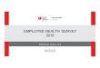 EMPLOYEE HEALTH SURVEY 2016 - American Heart Association · 2018-04-18 · EMPLOYEE HEALTH SURVEY 2016 EMBARGOED: October 4, 2016. In an effort to both promote and measure its initiative,