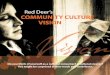 Red Deer’s COMMUNITY CULTURE VISION · culture in our community and a greater understanding of the role culture plays in all aspects of our lives. The Community Culture Vision is