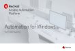 Automation for Windows - Red Hatpeople.redhat.com/mlessard/ansiblemtl/presentations/... · 2020-04-17 · Powershell DSC resources 100+ Windows Modules. Ansible modules for Windows