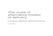 HEFCE study to cost alternative modes of delivery · costs when these modes are part of a blended learning strategy. Policy implications The White Paper The future of higher education