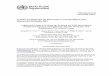 WHO/BS/10.2138 ENGLISH ONLY EXPERT COMMITTEE ON … · WHO/BS/10.2138 ENGLISH ONLY EXPERT COMMITTEE ON BIOLOGICAL STANDARDIZATION Geneva, 18 to 22 October 2010 Collaborative Study