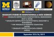 GRADUATE STUDIES IN COMPUTATIONAL & DATA SCIENCES · Graduate Certificate in CDE ¨ Nine graduate credit-hours (3 courses) (methodology and application) ¤ All courses w/ substantial