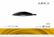 W VS serie Eva - LEC3 Ejemplo: Luminaria Eva 2M 9000, 4000K con óptica O, acabado negro texturizado y regulación 1-10 V. Example: Luminaire Eva 2M with 9000, 4000K with O optic,