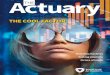 THE COOL FACTOR - The Actuary Magazine from the SOA · 2020-07-14 · SOA PRESIDENT Mik ombardi F 52 mlombardi@soa.org SOA STAFF CONTACTS P ect 54 Marke ations pg ... But the work