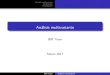 Análisismultivariante Ordenación Clasiﬁcacióngauss.inf.um.es/00Rteam/clasR/materiales/presentacion... · 2019-05-06 · Análisismultivariante Ordenación Clasiﬁcación Introducción