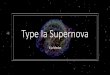 Type Ia Supernova - Physics & Astronomyastro.gsu.edu/~crenshaw/Supernovae.pdf · 2020-04-21 · •Two important assumptions to use Type IaSN as standard candles: 1.All Type IaSN
