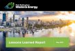 Lessons Learned Report May 2020arena.gov.au/assets/2019/12/east-rockingham-waste-to-energy-lessons-learned...2 Lessons Learned (Development Stage) Project Name East Rockingham Waste