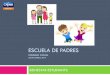 ESCUELA DE PADRES - Portal Colegio · Situaciones que dificultan la disciplina Contradicción entre los padres. Límites poco claros. Ataques a la dignidad del niño. Pedir al niño