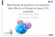 Biochemical markers to monitor the effects of drugs in ... · eline 0,00 sColl2-1 Celebrex Droglican p=0,001 NS Mean values –IC (95%) MOVES study CS + GuHCL (Droglican) vs Celecoxib