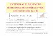 INTEGRALE DEFINITO di una funzione continua y=f(x) nell ...artemate.altervista.org/dfile/5-Integrale2... · 1) Calcolo Integrale Definito di y=f(x) nell’intervallo [a;b] Procedimento
