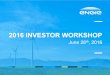 2016 INVESTOR WORKSHOP - ENGIE · Asia-Pacific MESCAT Africa China Métiers lines Global LNG E&P GTT Tractebel Engineering Global Energy Management 2016 INVESTOR WORKSHOP LOW CO2